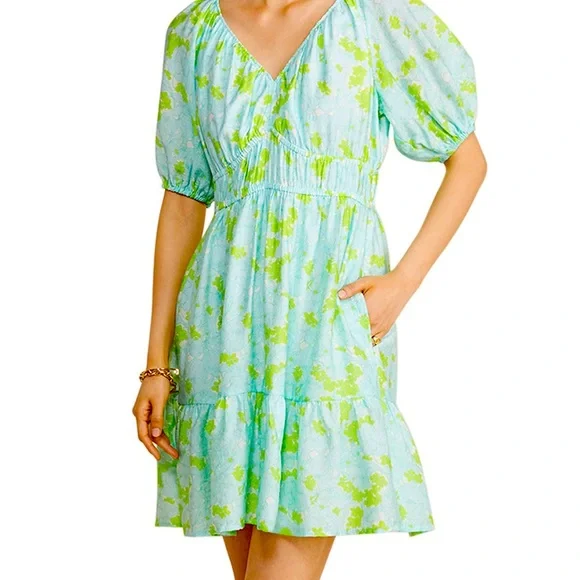 Vineyard Vines Puff Sleeve Dress - Picture 4 of 8